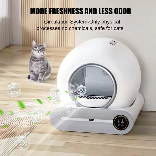 PurrEase™ Smart Self-Cleaning Litter House